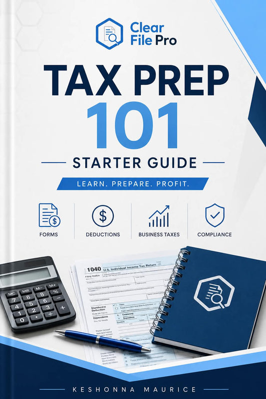 Tax Prep 101 Starter Guide